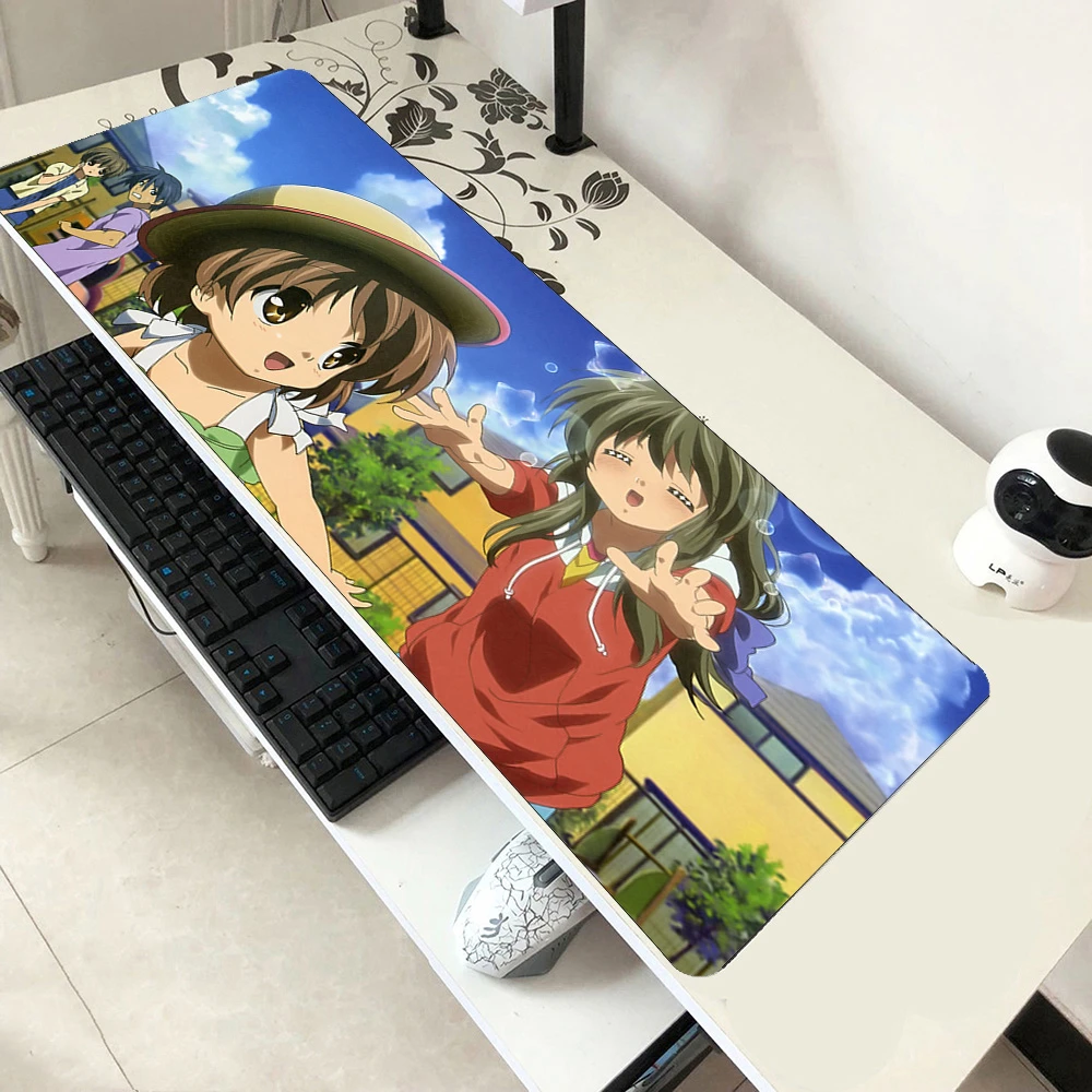 

Clannad Mousepad Large Computer Custom HD MousePads keyboard pad Gamer Natural Rubber Carpet Soft Anti-slip Mouse Mat Table Mat