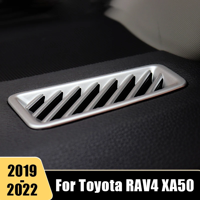 

For Toyota RAV4 2019-2021 2022 RAV 4 XA50 Car Dashboard Center Console Air Conditioner Vent Outlet Cover Decoration Accessories
