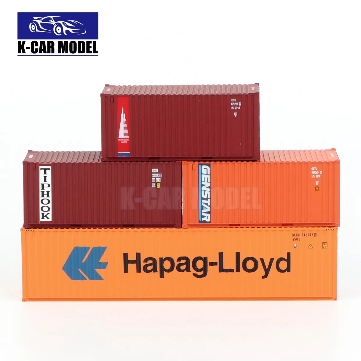 Грузовой контейнер для железной дороги 20 ❀' 1 шт. масштаб 1/76 футов 40