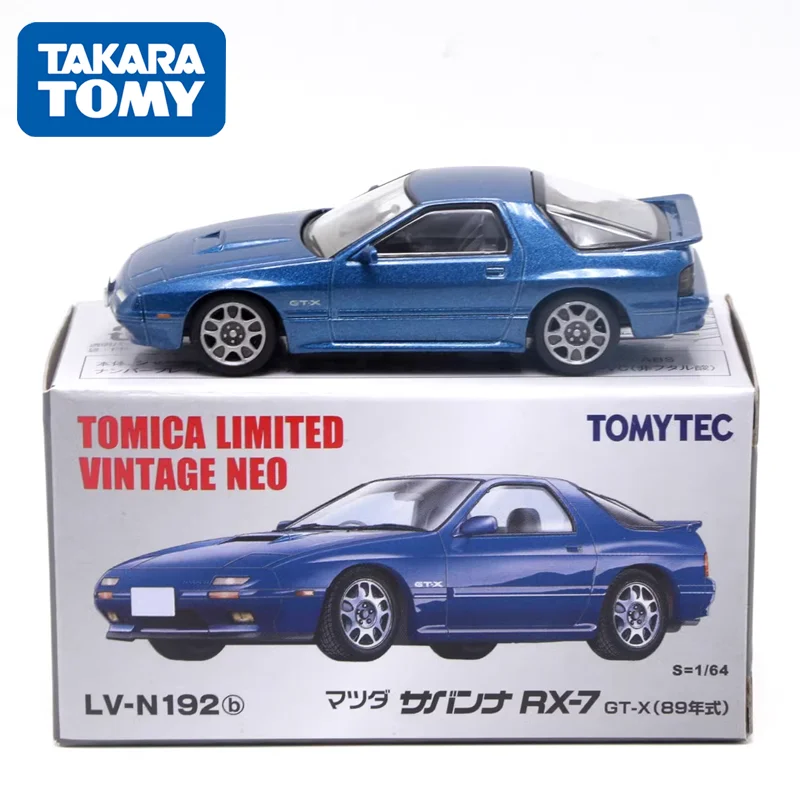 TAKARA TOMY TOMYTEC 1/64 Реальная Модель MAZDA SAVANNA TLV-192b голубой сплав игрушечный мотор