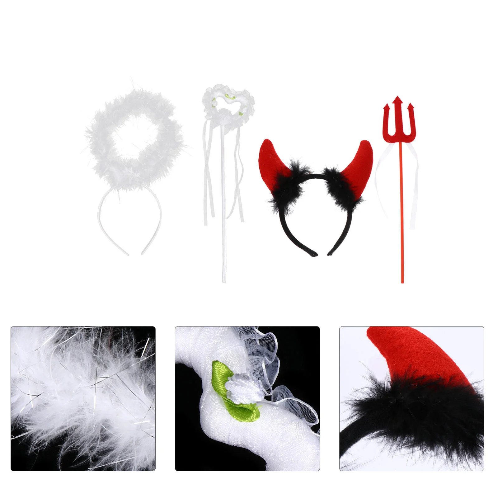 

Wings Headband Angel Performing Suit Cosplay Girls Headbands Prop Dress Up Headwear