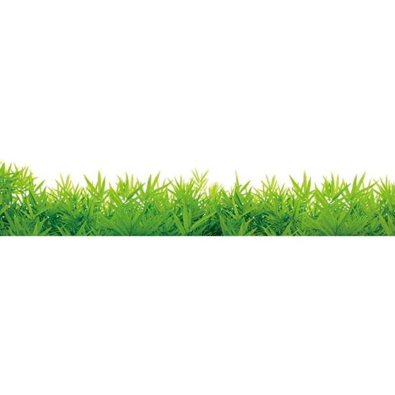 

DIY Green Grass Wall Sticker Removable Wall Decor Waterproof Bedroom Mural Decal