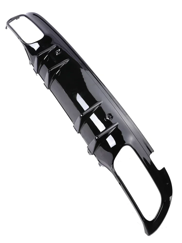 C63 C43 стильный задний диффузор с выхлопными наконечниками для Mercedes Benz C class W205 Sedan