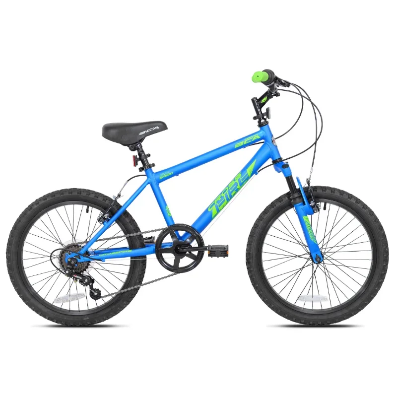 

BCA 20" Crossfire 6-Speed Boy's Mountain Bike, Blue/Green