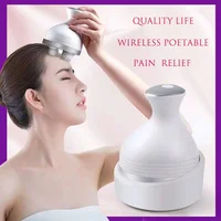 Head Massager Electric Scalp Massager Shoulder and Neck Massager Handheld Portable Head Massager Multifunctional Body Massage