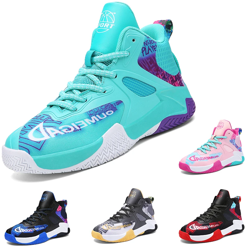 New Youth Casual Sport Footwear Boy Girl School Sports Training Basketball Shoes KID Running Shoes Student Outdoor Shoes 30-40#