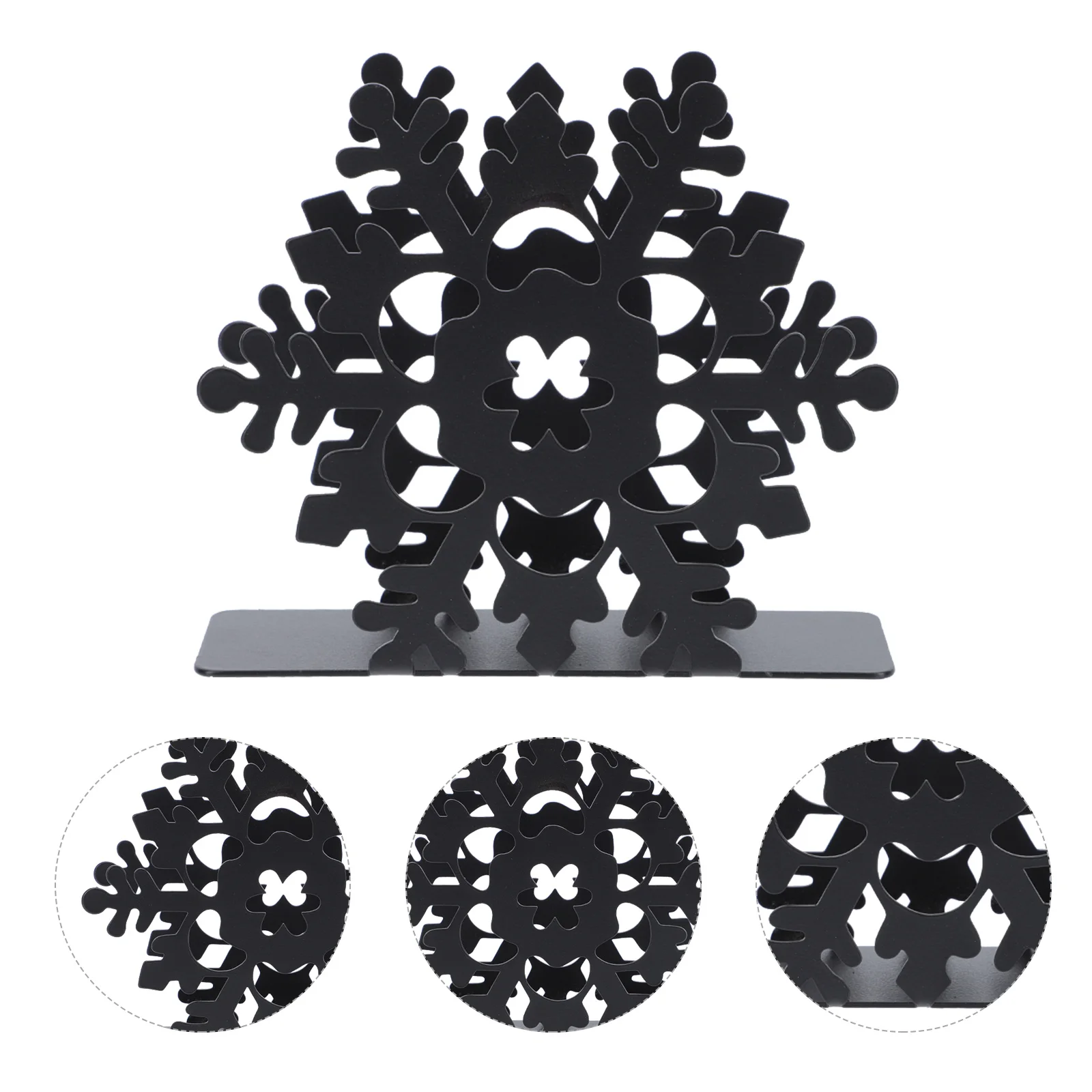 

1Pc Creative Iron Tissue Rack Household Napkin Rack Paper Napkin Holder