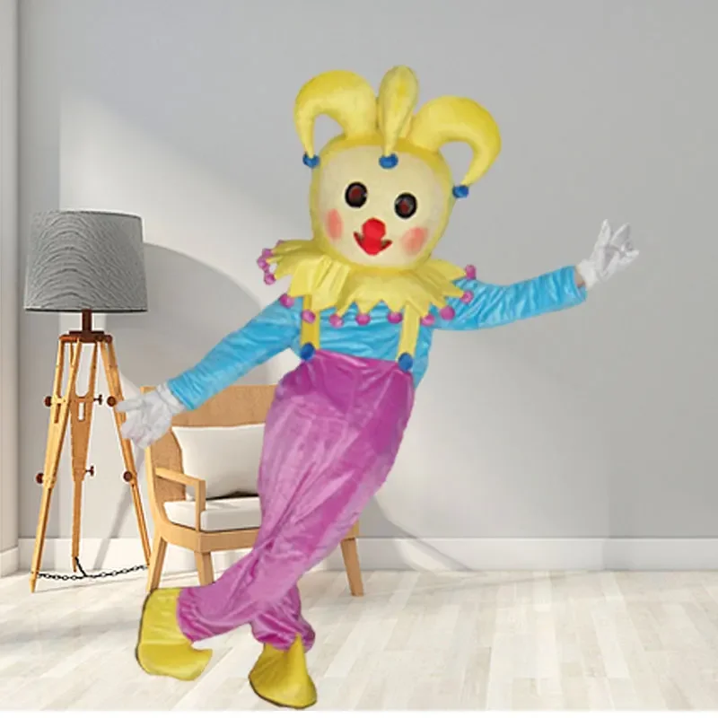 Джокер костюм талисмана Пипо клоун персонаж талисман ходячий актера косплей