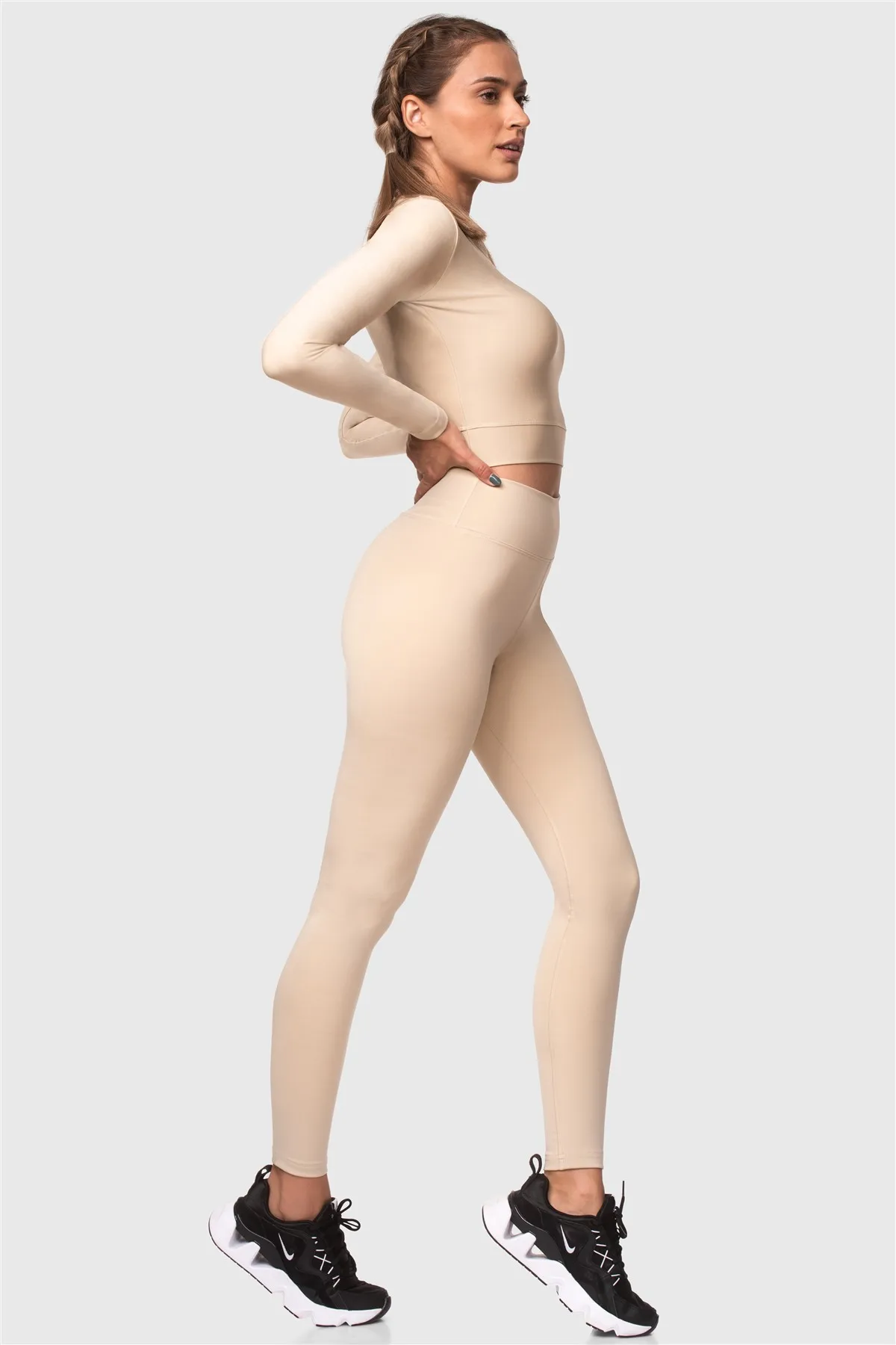 Superstacy High Waist Mink Sports Leggings