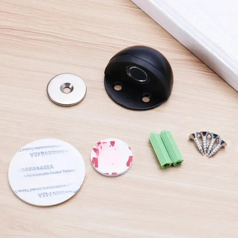 

Резиновый магнитный дверной стопор из нержавеющей стали, наклейка без перфорации, скрытые дверные держатели, напольные дверные стопоры без гвоздей