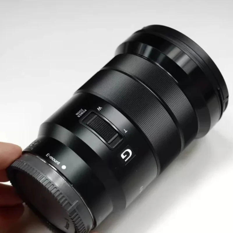 Фото 95% новый оригинальный объектив Sony E PZ 18-105mm F4 G OSS для Alpha a6400, a6700, ZV-E10, APS-C, видео-зум-объектив №4