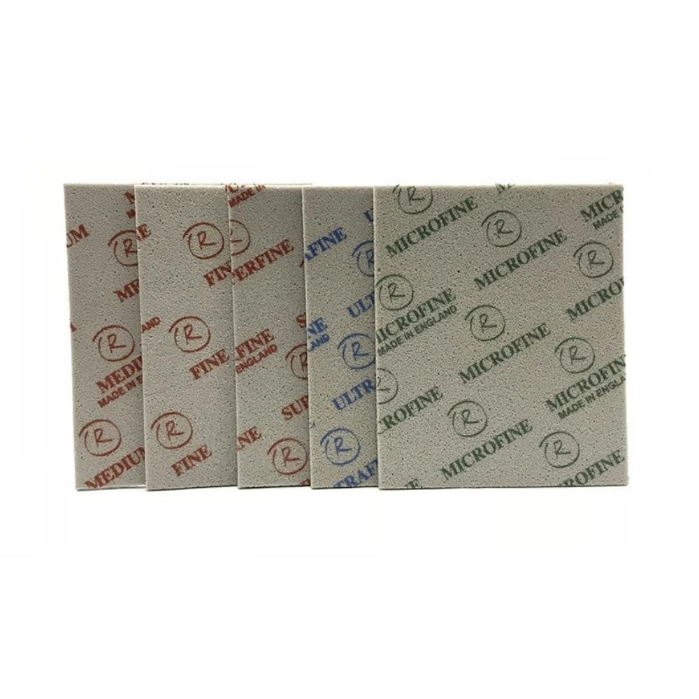 Губки абразивные RoxelPro Softback Fine UltraFine SuperFine MiroFine 140 x 115мм |
