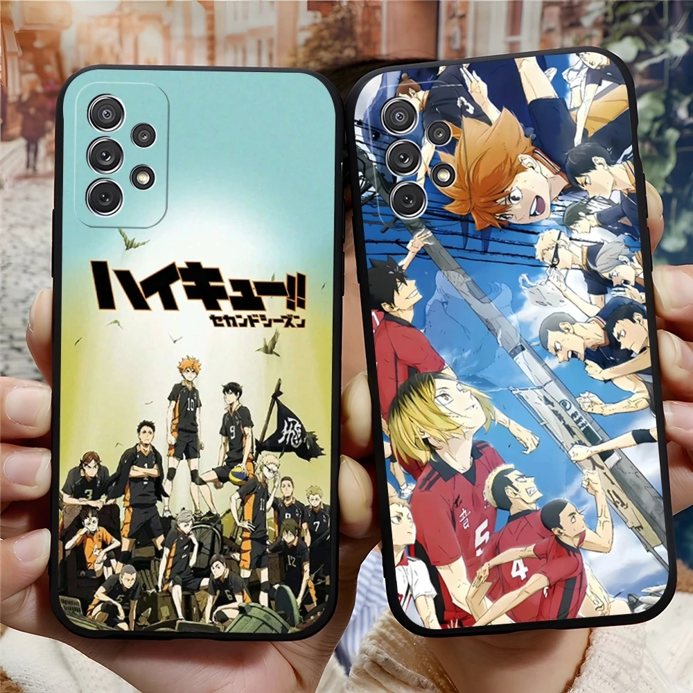 Чехол Haikyu для телефона Samsung Galaxy S24 S23 S22 S20 S21 Ultra Fe Plus M54 A34 A54 A24 A52 A53