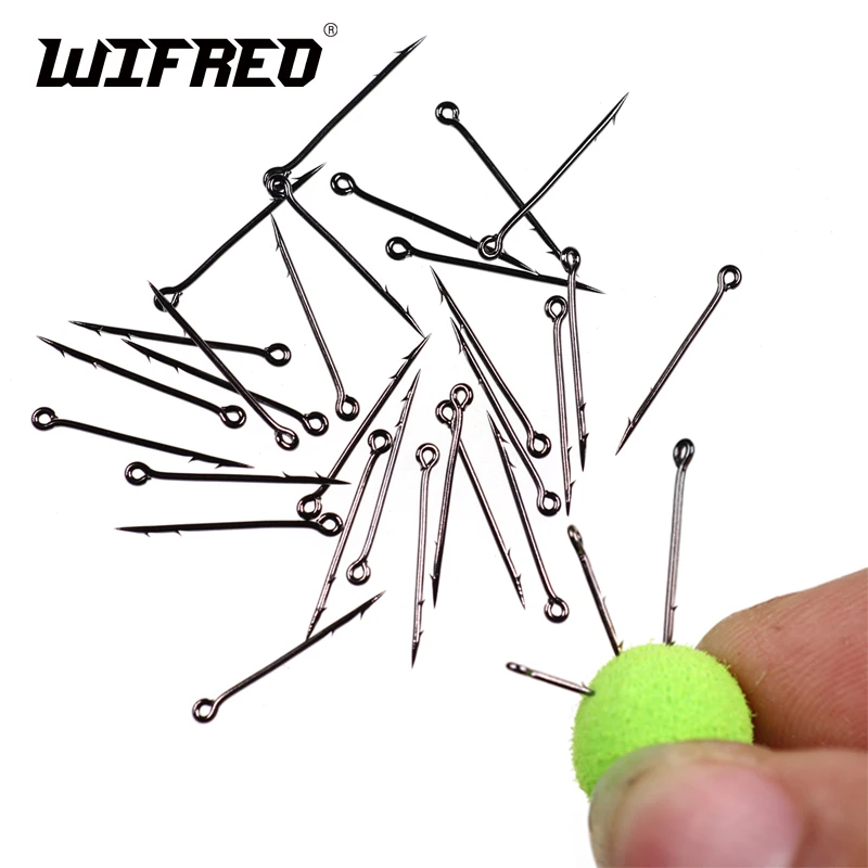 Wifreo 1000PCS Metal Bait Spike Carp Fishing Hook Bait Sting Boilies Pin Spike Maggot Corn Ronnie Hair Rigs Carp Feeder Fishing