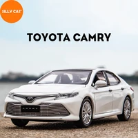 silly cat 132 for toyota camry 8 %e2%85%b7 2018 2022 metal car model diecasts play vehicles boy children toy car model collection