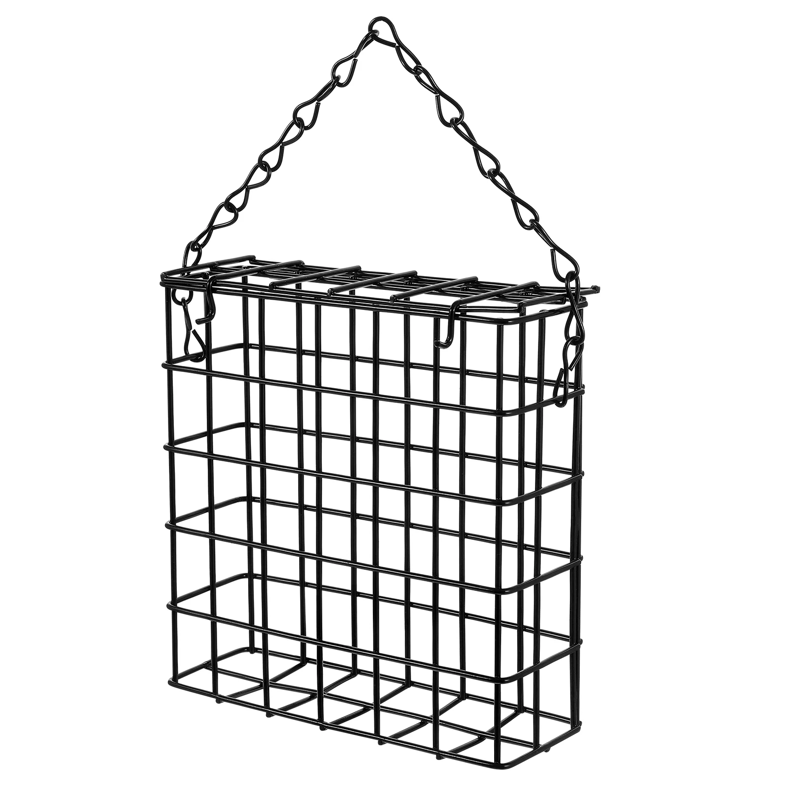 

Wild Bird Feeder Square Window Feeders Hanging Metal Squirrel Suet Birds Outdoor Cake