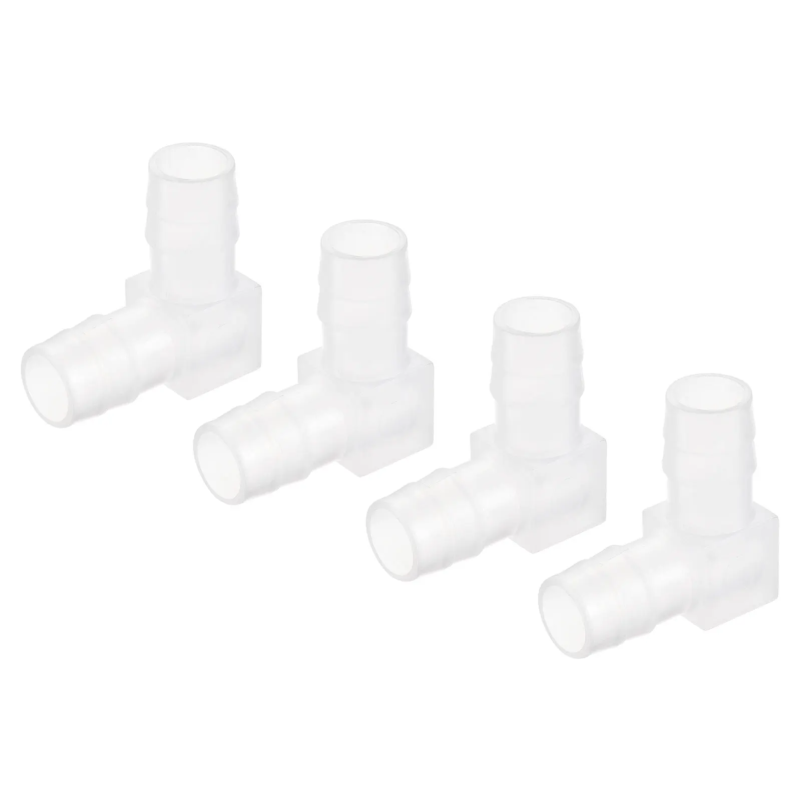 

Uxcell Barb Hose Fitting, 13.2mm Barbed Dia. Plastic Elbow Coupler Reducer Quick Connector Adapter, Pack of 4