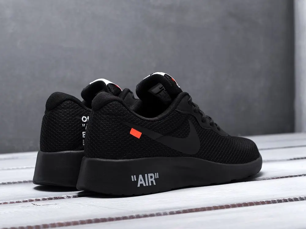 Кроссовки Nike x OFF-White Tanjun Черный Лето Женский | Обувь