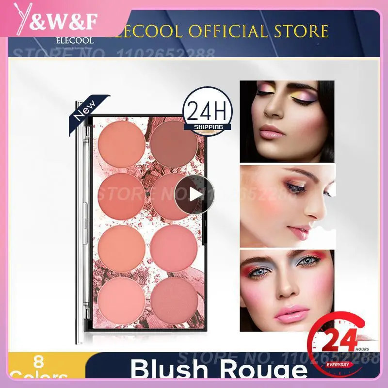 

1~10PCS 8 Colors Blush Palette Lasting Mineral Pigment Blusher Powder Bronzer Cosmetics Contour Shadow Face Modification Makeup