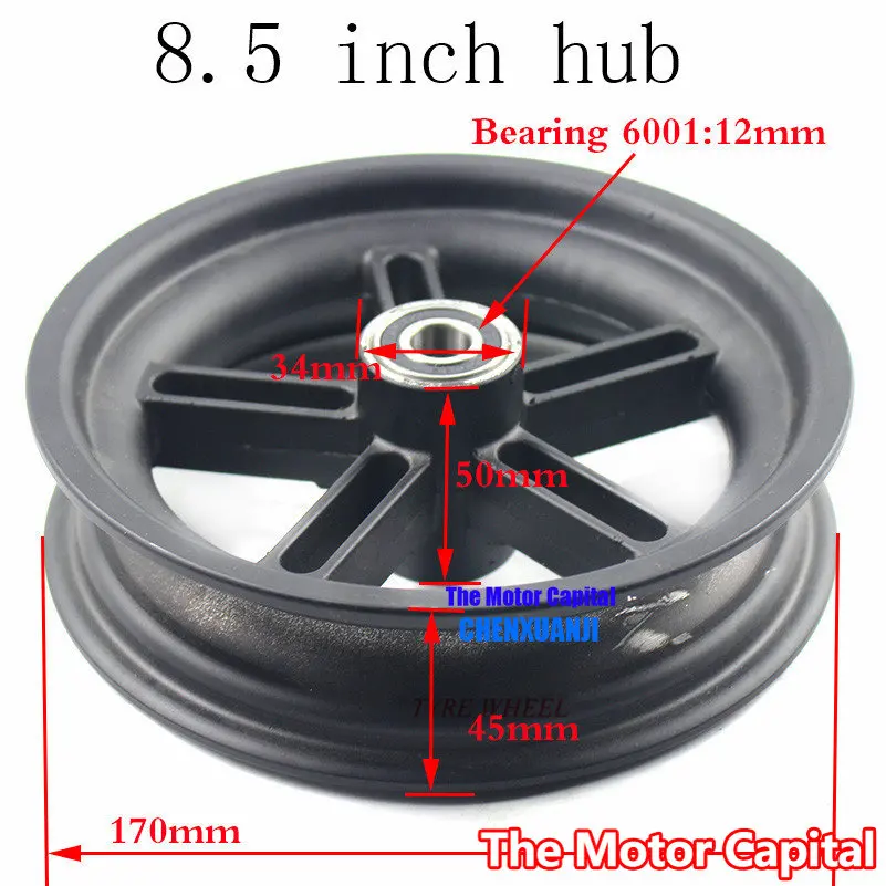 

High-quality 8.5-inch for Xiaomi Mijia M365 electric scooter petrol scooter rear hub rear hub repair accessories