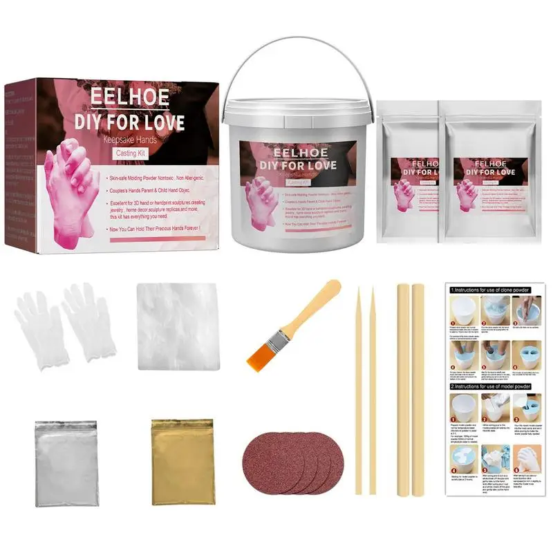 

DIY Hands Casting Kit Sculpture Molding Hand Casting Practice Kit Unique Couples Gifts For Anniversary Events Wedding And Ladies