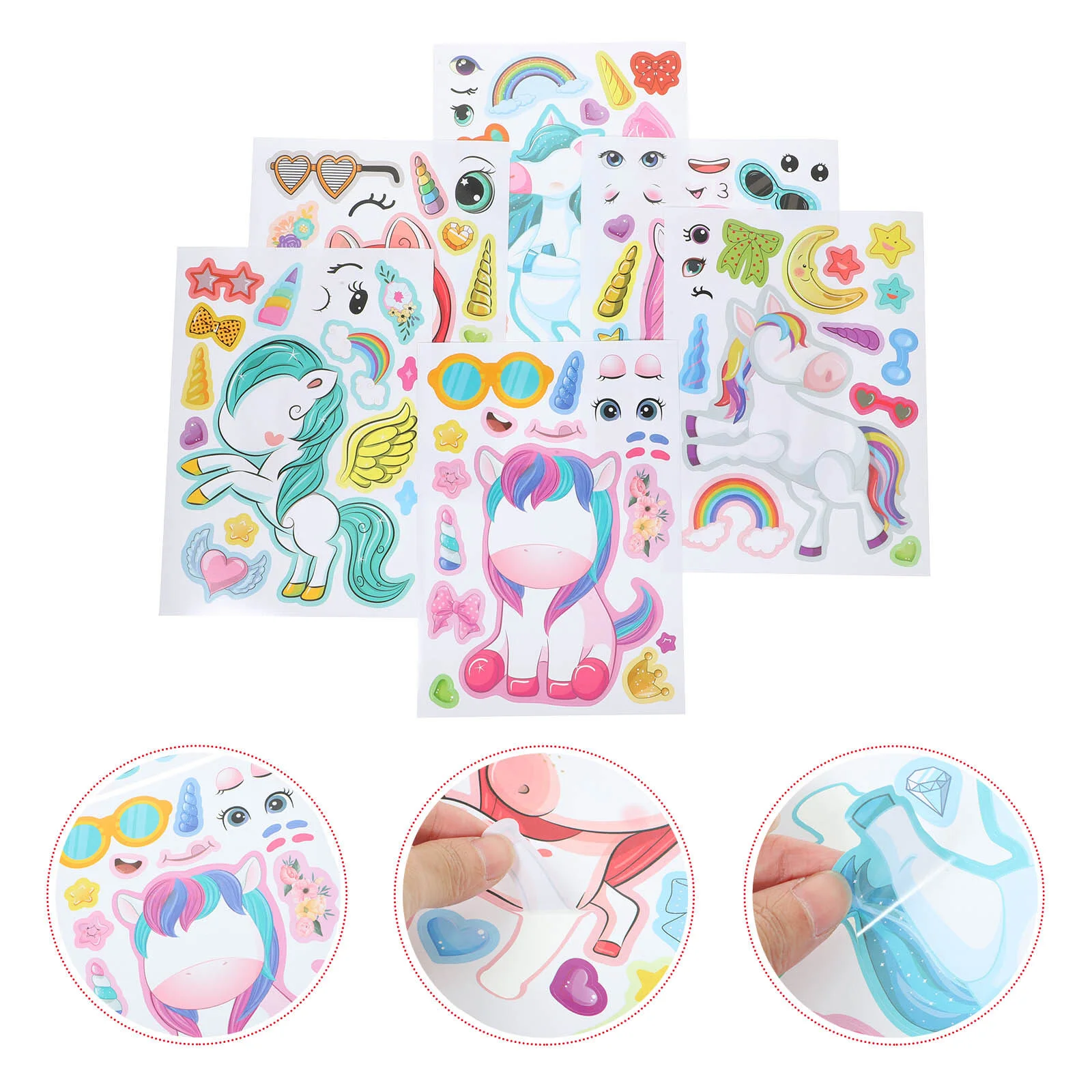 

Наклейка на стену с изображением единорога и фонаря