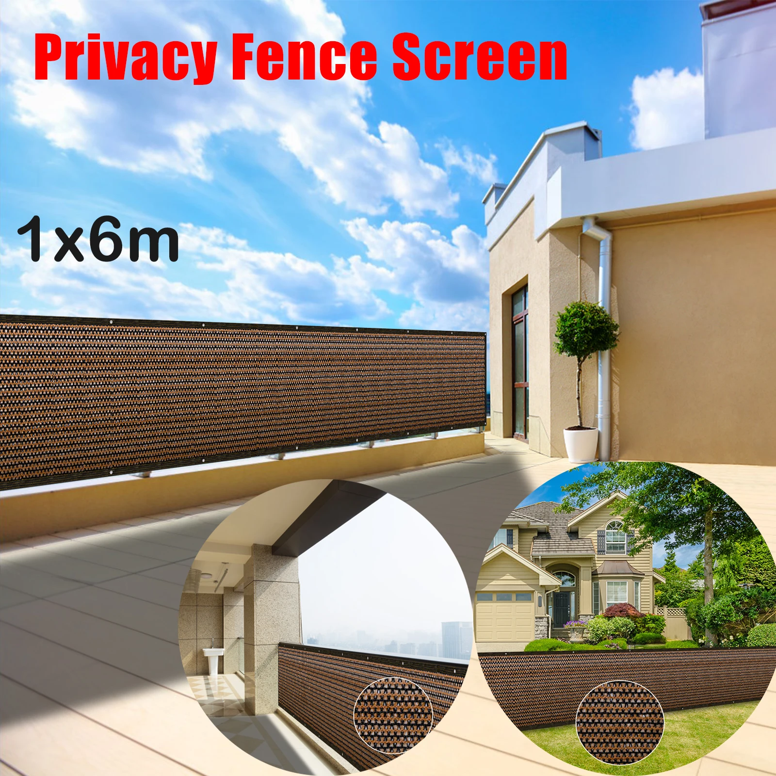 1/2 шт. сетчатые панели для ограждения 1 х6 м