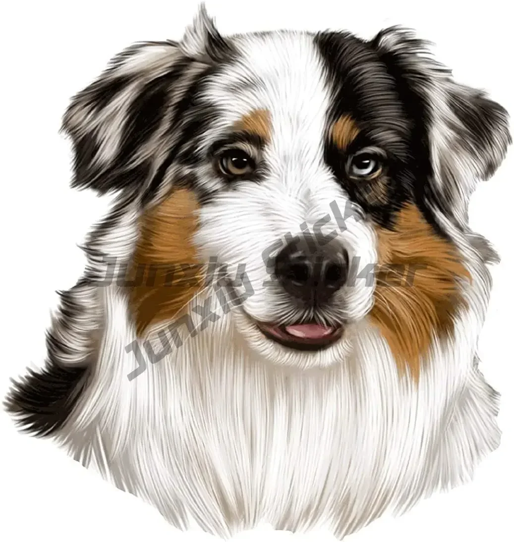 Наклейка с изображением овчарки в Германии австралийская овчарка бордюр-колли