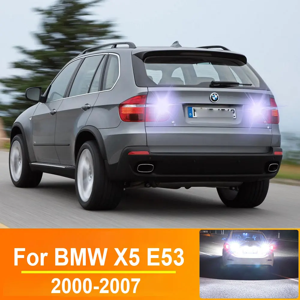 

BMW X5 E53 Светодиодный Фонарь Заднего Хода 2400LM BA15S 1156 Canbus, Совместимый Задний Фонарь Для Моделей 2003-2011 Годов