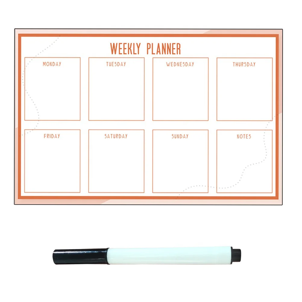 

Reusable Weekly Whiteboard Weekly Planner Whiteboard Peel and Stick Whiteboard Calendar Desktop Calendar Planning Notepad