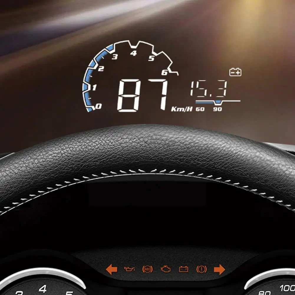 

Car Hud H300 Up Display Obd2 Projector For Car Glass Auto Digital Speedometer Water Temperature Electronic Accessories I1b5