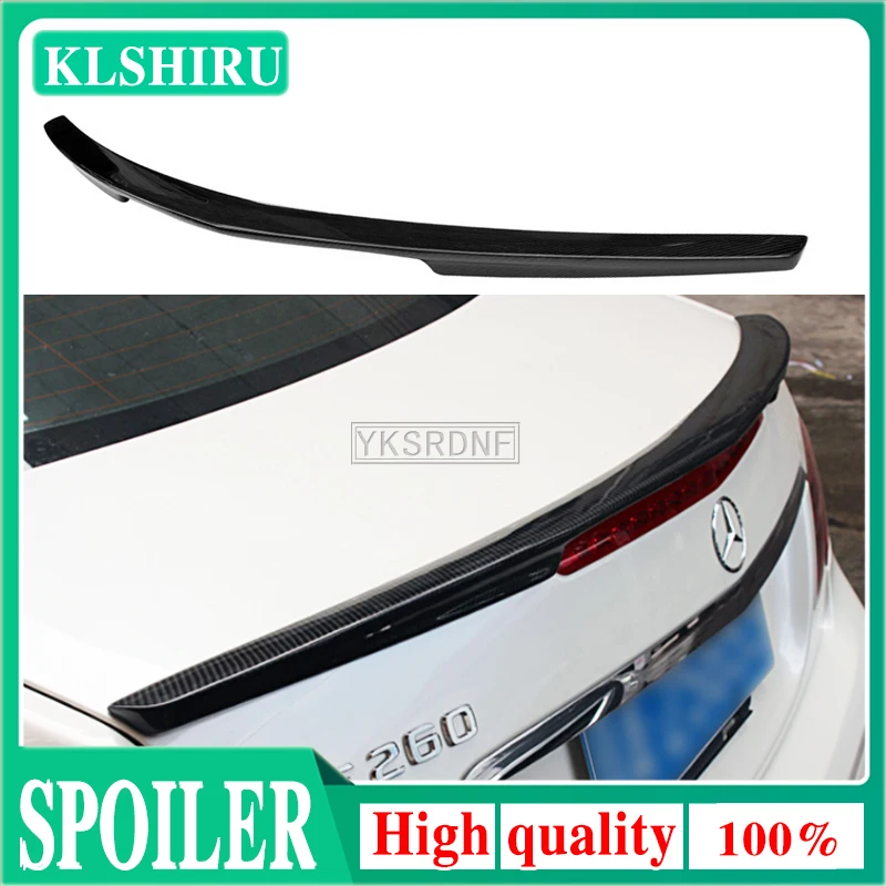 

KLSHIRU W207 C207 Carbon Fiber Trunk Spoiler R Style Wing For Mercedes benz E Class Coupe 2010 - 2016 E200 E250 E300 E350