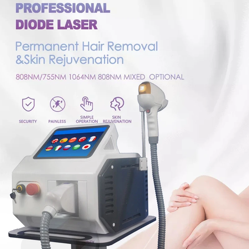 

Diode Laser Hair Removal Machine 808 755 1064 / 808nm Laser Permanent Hair Removal / Diode Laser For Hair Removal CE Approved