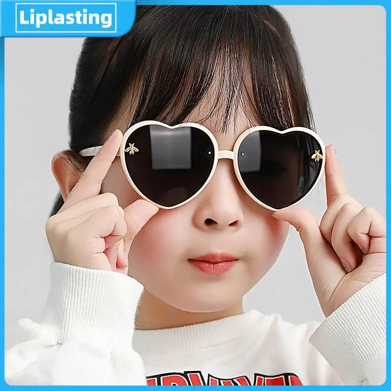 

Little Bee Eyewear Shades Travel Photo Props Fashionable Party Supplies Sunglasses Kids Spectacles Eyeglass Gradual Sunscreen