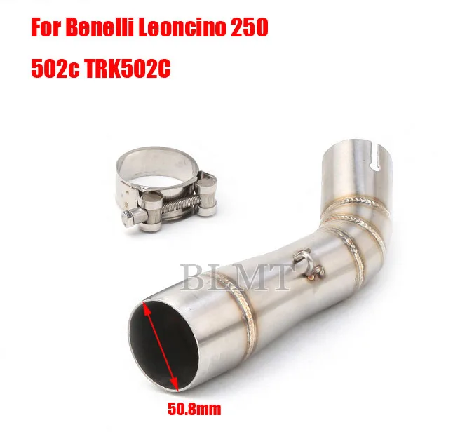 

Выхлопной глушитель Benelli Leoncino 250 для Benelli 502c TRK502C, выхлопная труба mid Link с выхлопной трубой sc YOSHIMURA