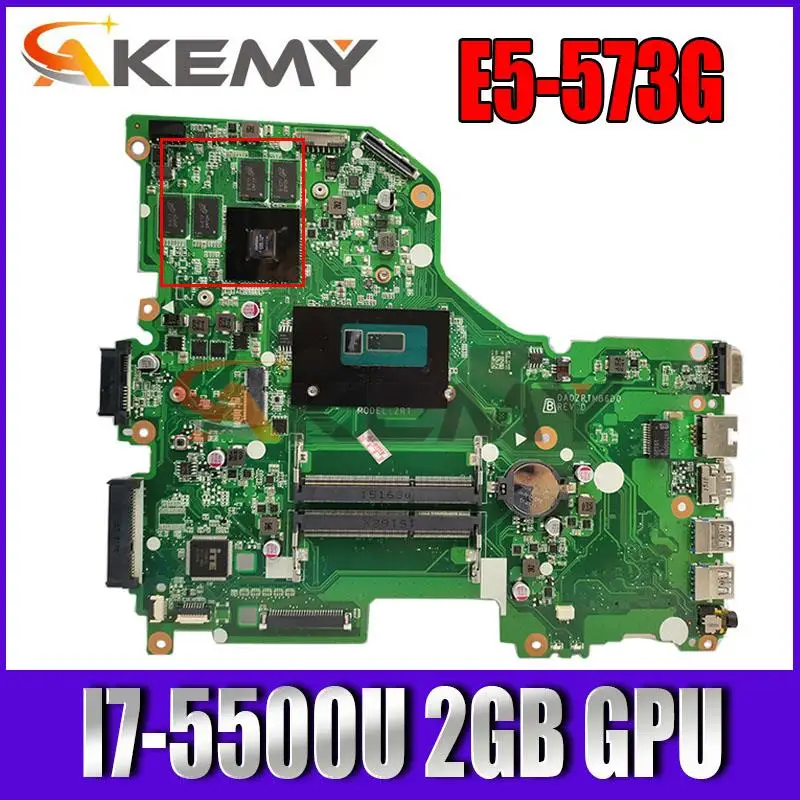 

Материнская плата для ноутбука ACER Aspire E5-573G DA0ZRTMB6D0 I7-5500U GT920M 2 Гб DDR3L 100% полностью протестирована