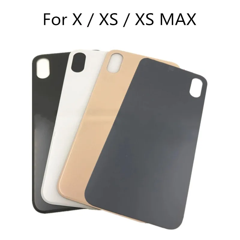 

Big Hole Rear Door Housing Case Repair Parts For IPhone X XS XS Max Back Battery Glass Cover