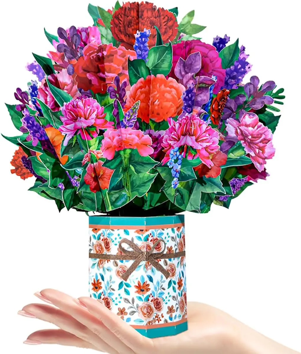 3D Поздравительные Открытки С Держателем Для Визитных Карточек И Конвертом - На