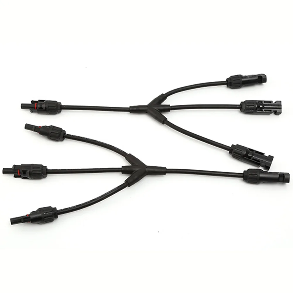 

Solar Cable Y Splitter 1500V PV Black 3 Cores Extension Cable For Photovoltaic Systems Connector 4mm² 2.5/4/6 (mm2) Electrical