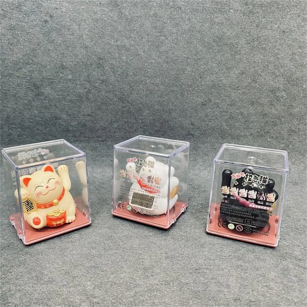 Пластиковая статуя кота удачи легкая не требуется батарея модная длительный