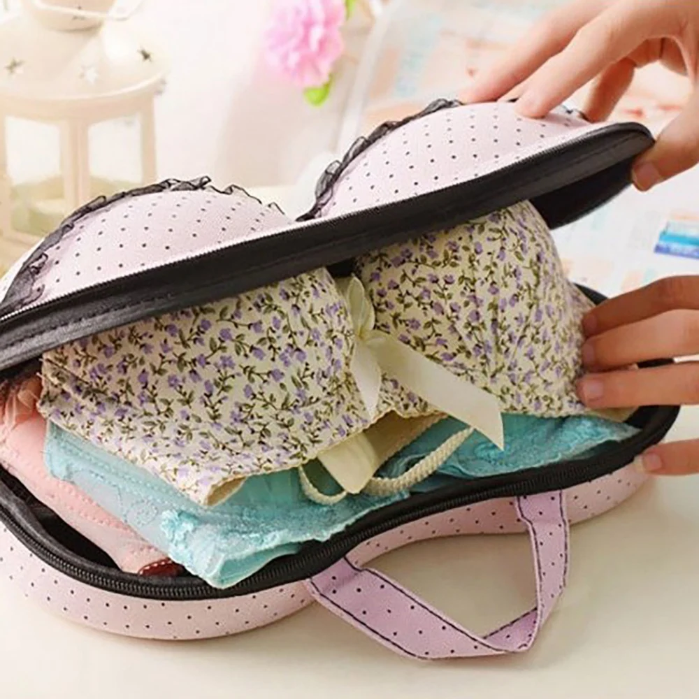 

Portable Underwear Bra Storage Box EVA Waterproof Women Lingerie Protect Holder Home Storage Organizer Finishing Accessories