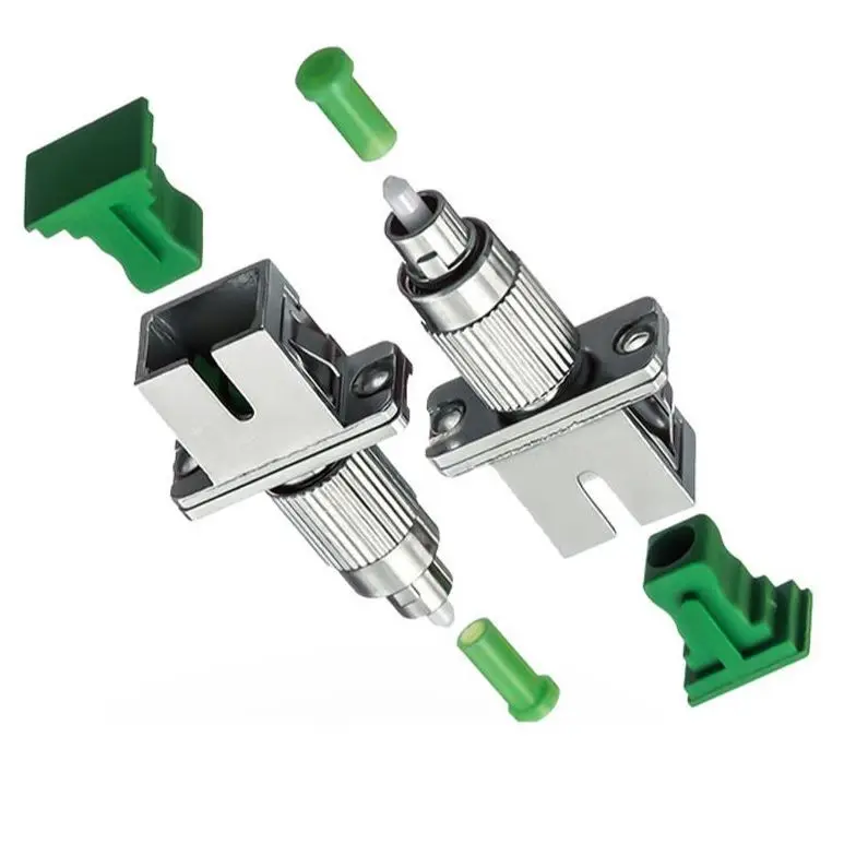 Fc-fc адаптер оптический (male-female). кабель vcom vsu301-2. адаптер оптического волокна. переходник для оптоволокна. адаптер оптический sc с фланцем ip64.