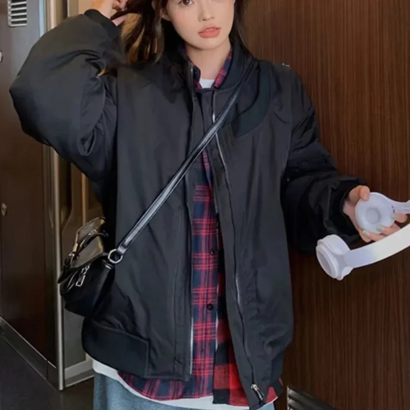 Куртки женские с длинным рукавом воротник-стойка водонепроницаемые утолщенные