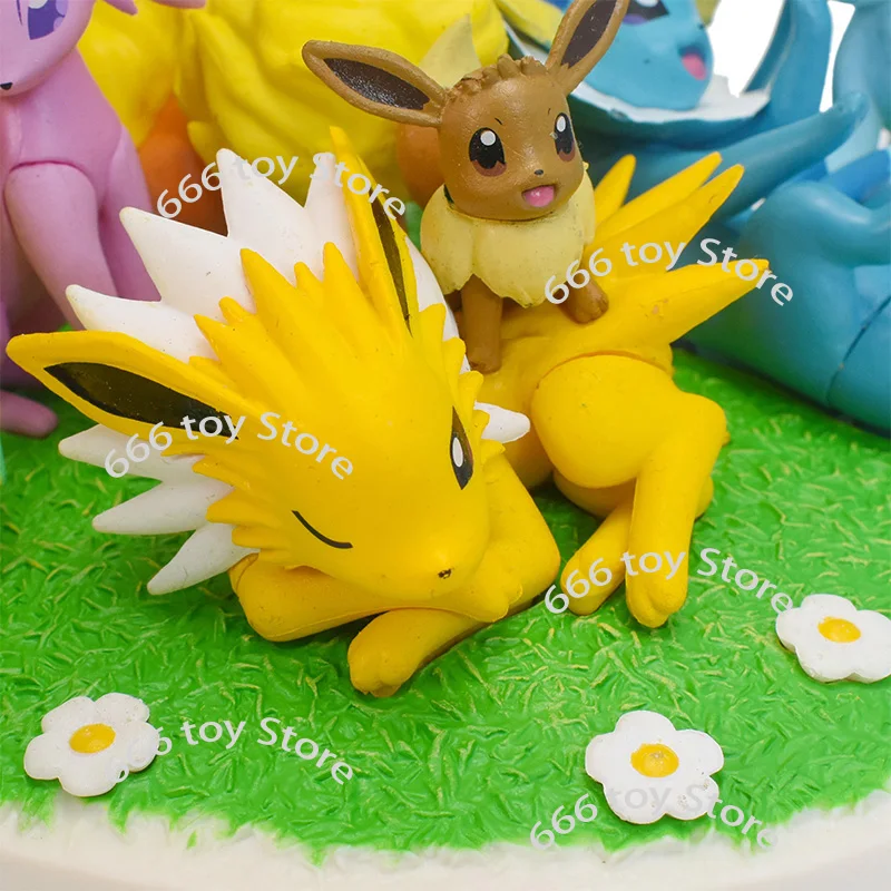 9 стилей Покемон Такара Томи Eevee Eeveelution Flareon Vaporeon аниме экшн-фигурки ABS модели