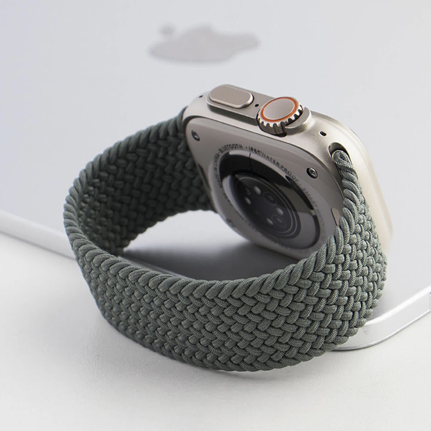 Фото Плетеный ремешок с петлей Solo для Apple Watch 11, ремешки 46 мм, 42 мм, 44 мм, 40 мм, 41 мм, 45 мм, 49 мм, correa iWatch series 10 9 8 SE 7 6 Ultra 3 2 №3