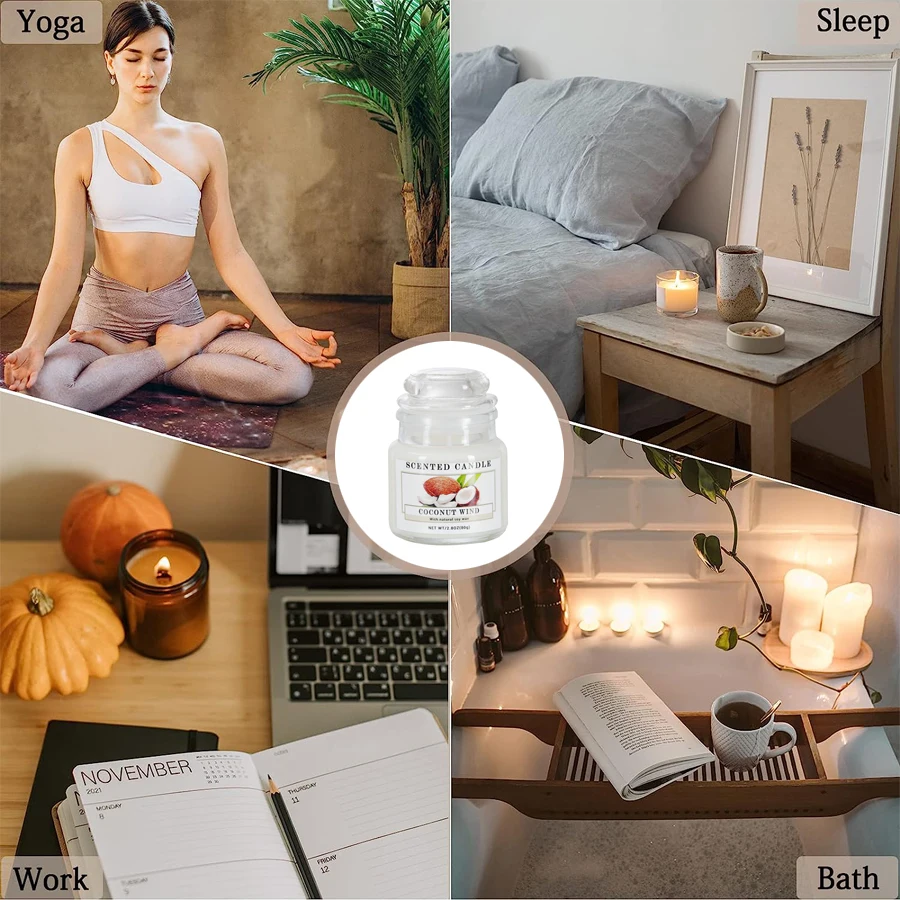 

Ароматерапия в виде чашки с грибами, Свеча для улучшения сна, Маленькая группа, премиум подарок, рождественское бездымное украшение для дома