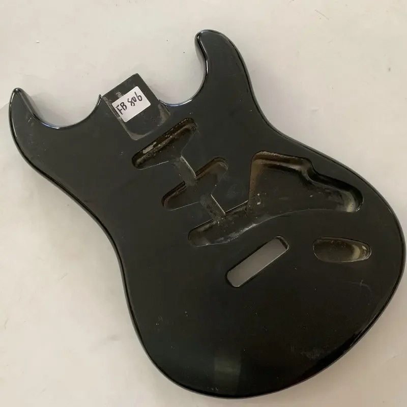 FB806 Black Color Stato Electric ST Гитарный корпус SSS Звукосниматели Тремоло Модель Правая рука