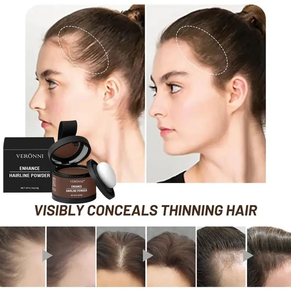 Восстанавливающая заполняющая пудра Hairline с пушистыми тонкими тенями для макияжа