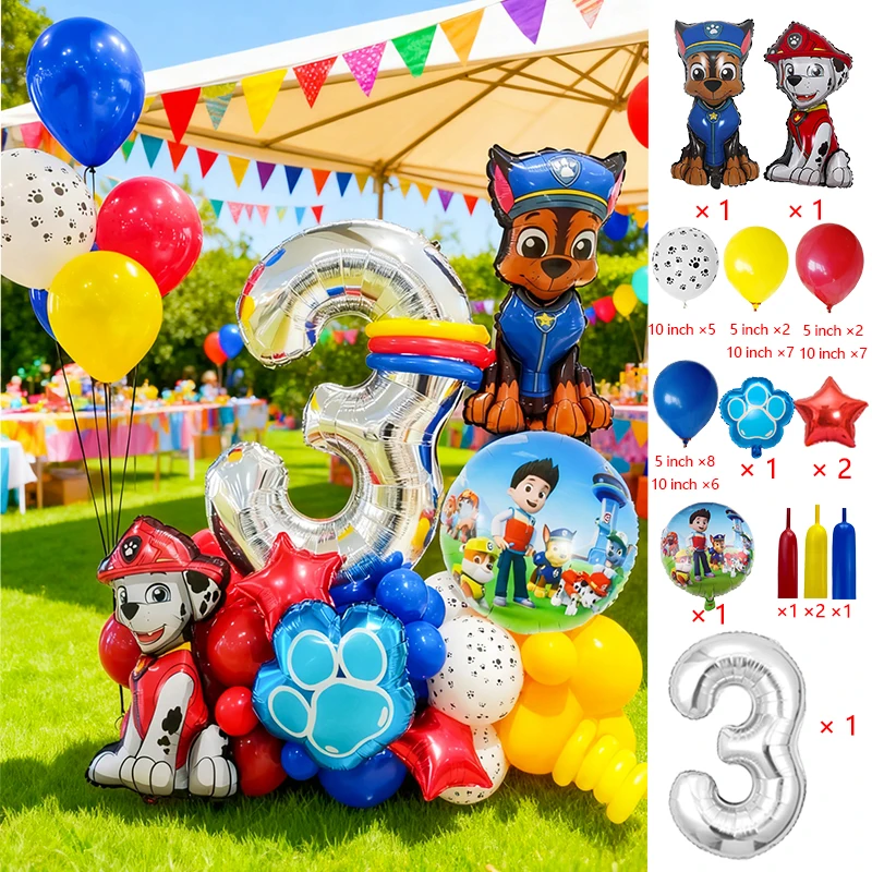 

Новый комплект воздушных шаров «Щенячий патруль» — украшения для дня рождения, латексные и фольгированные воздушные шары, ленты для тематических вечеринок с героями мультфильмов, подарки
