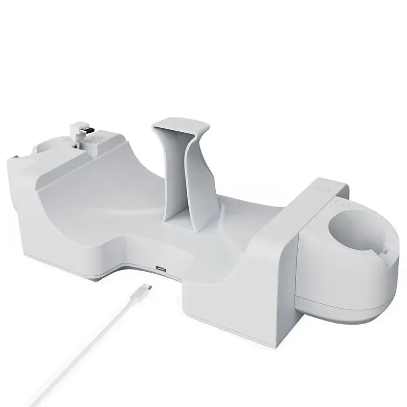 Беспроводной зарядный адаптер для Meta Quest 3 VR быстрая зарядка базовая зарядная